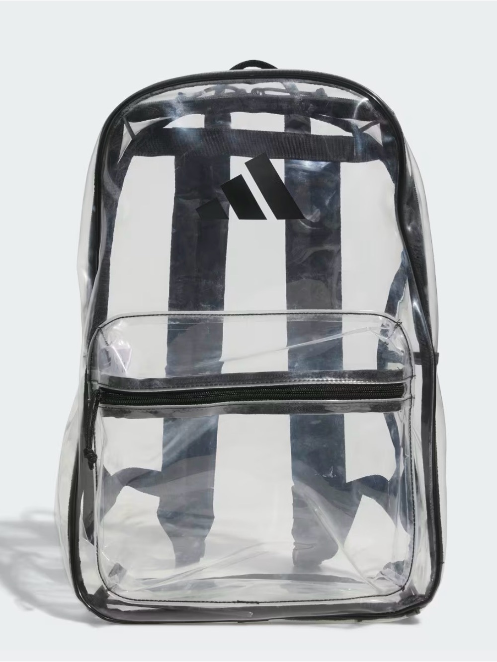 adidas Clear PVC Backpack with Black Accents - Men's